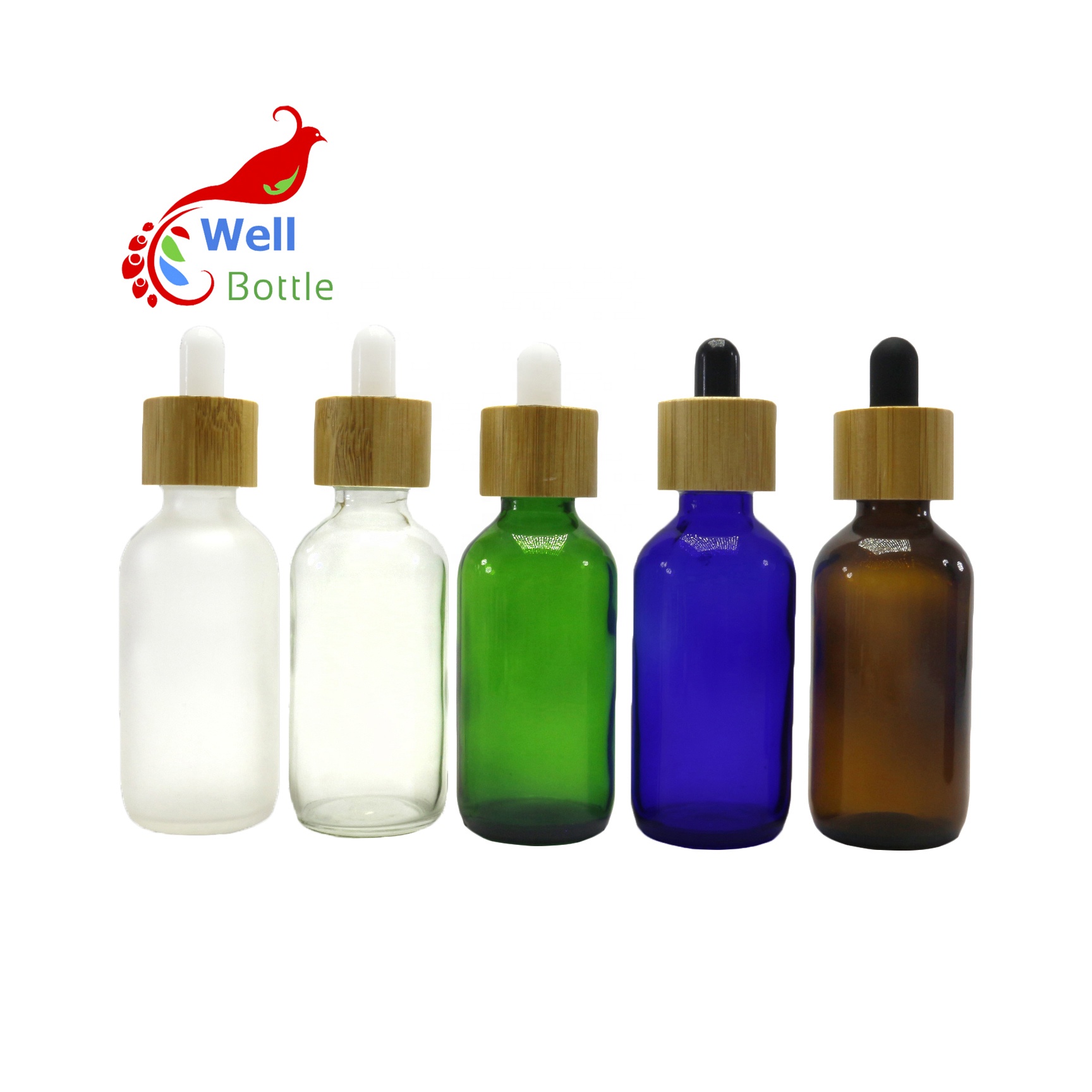 120ml 250ml 500ml amber frosted boston round glass lotion gel bottle RGB-390C