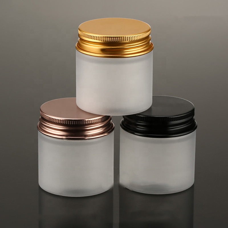 120ml 250ml Frosted PET High-Grade Skin Care Cosmetics Packaging Container Cream Jar with Aluminum Cover