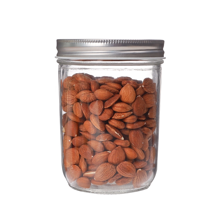 120ml 300ml 480ml 600ml glass jars wholesale food glass jar taper mason jar with lid