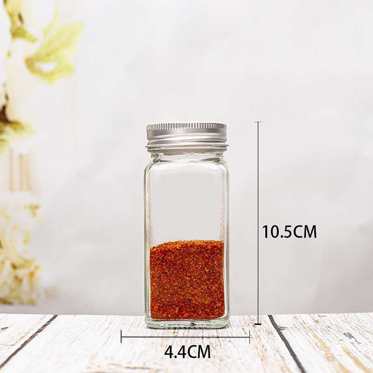 120ml 4 oz Spice Jars Small Glass Storage Jars With Lids