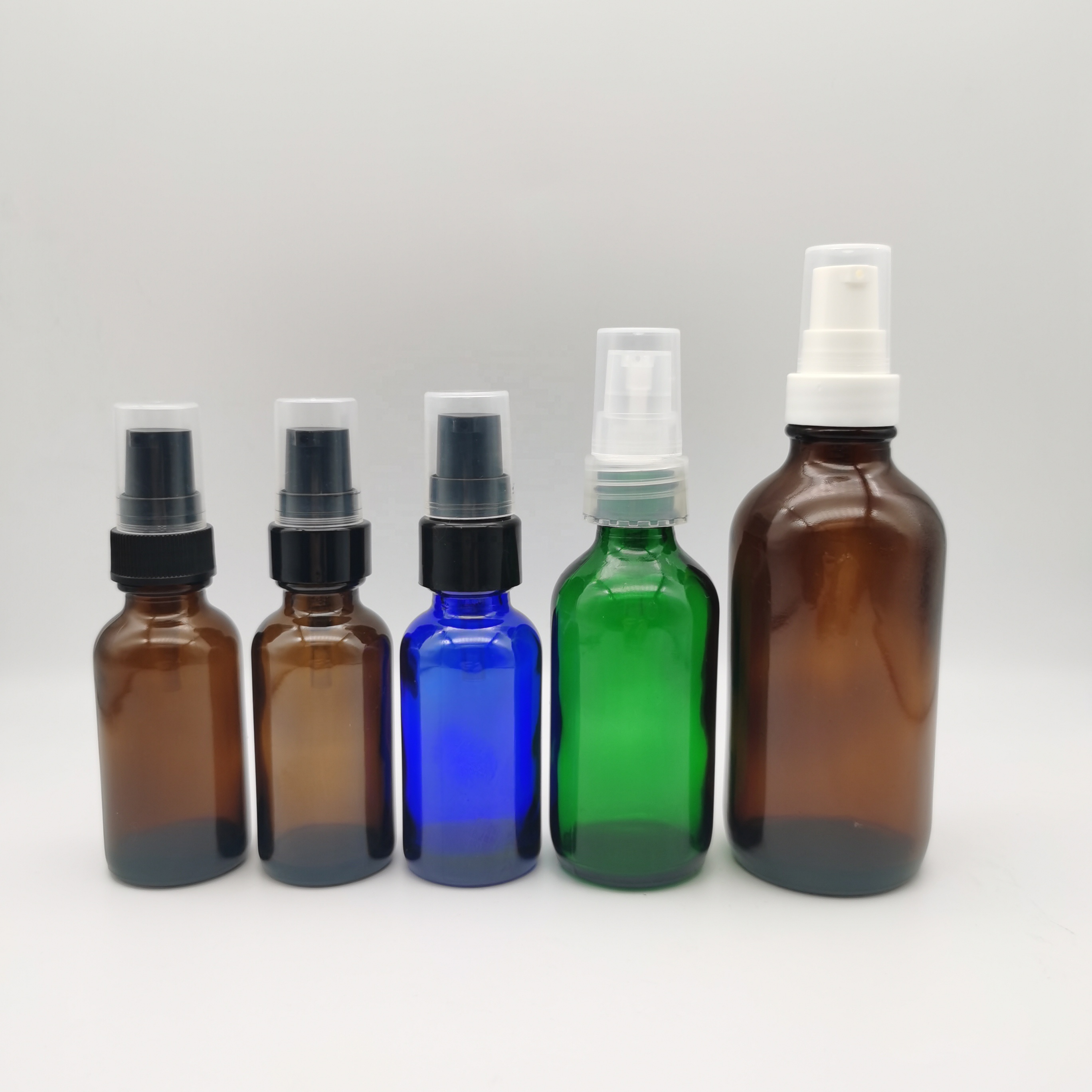 120ml 4oz Amber Euro Glass Dropper Bottle with plastic PP cap for skin care cosmetic container