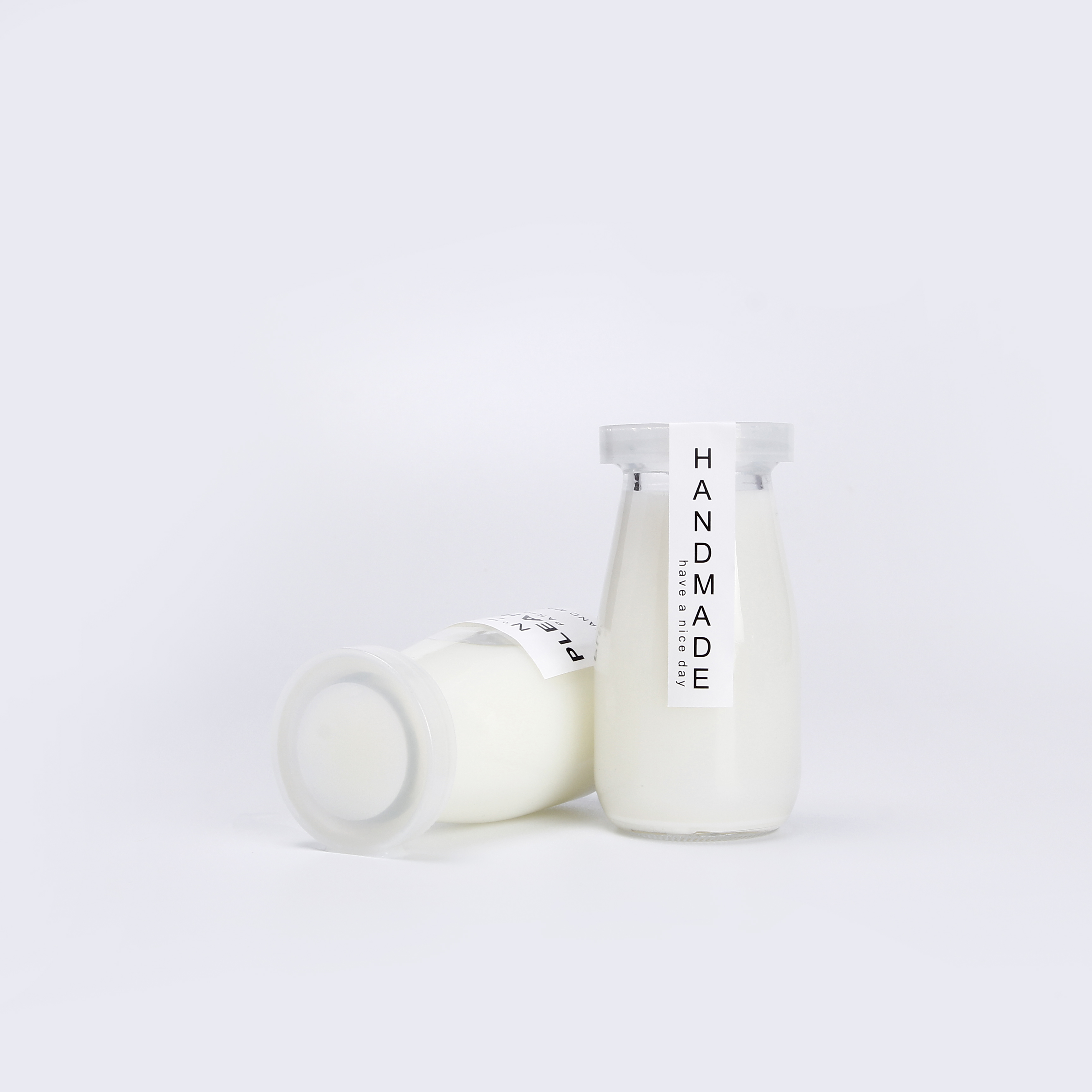 120ml 4oz Manufacturer Wholesale Milk Juice Beverage Short Empty Glass Bottle With Screw Lid
