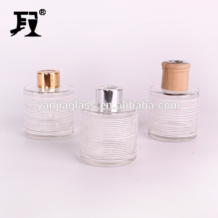 120ml 4oz round aroma bottle clear for reed diffuser perfume glass bottls
