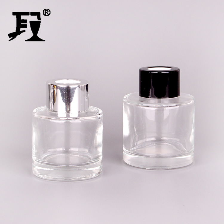 120ml 4oz round aroma bottle clear for reed diffuser perfume glass bottls