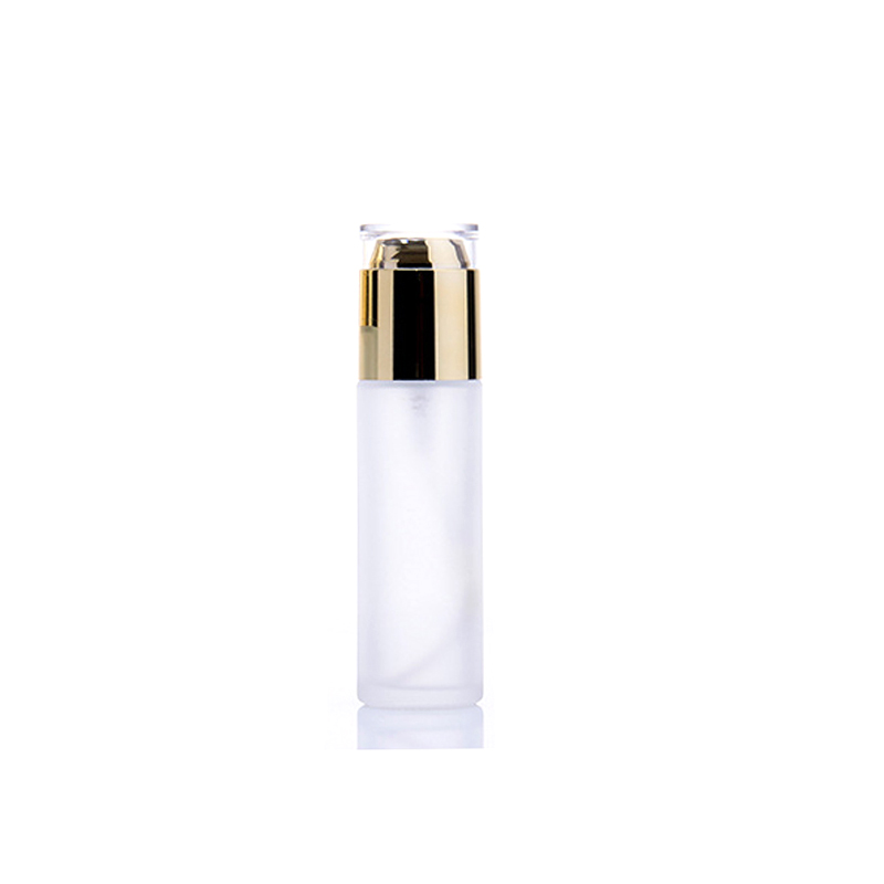 120ml 50g 100g Facial cream Cosmetic lotion scrub frosted glass cosmetics jars and bottle set