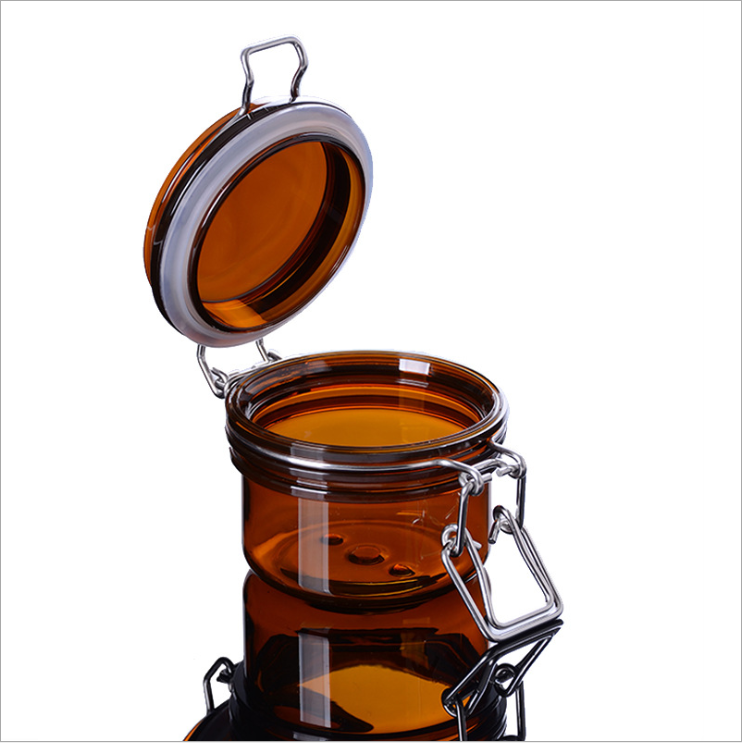 120ml Amber Pet Plastic Cosmetic Packaging Container Jar
