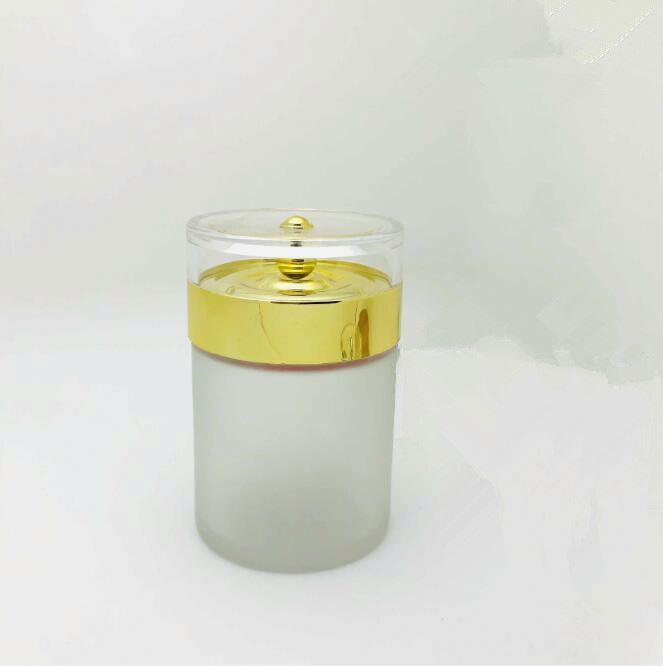 120ml Glass Bottle Cream Jar Wood Grain Cap Plastic Cap Glass Bottle