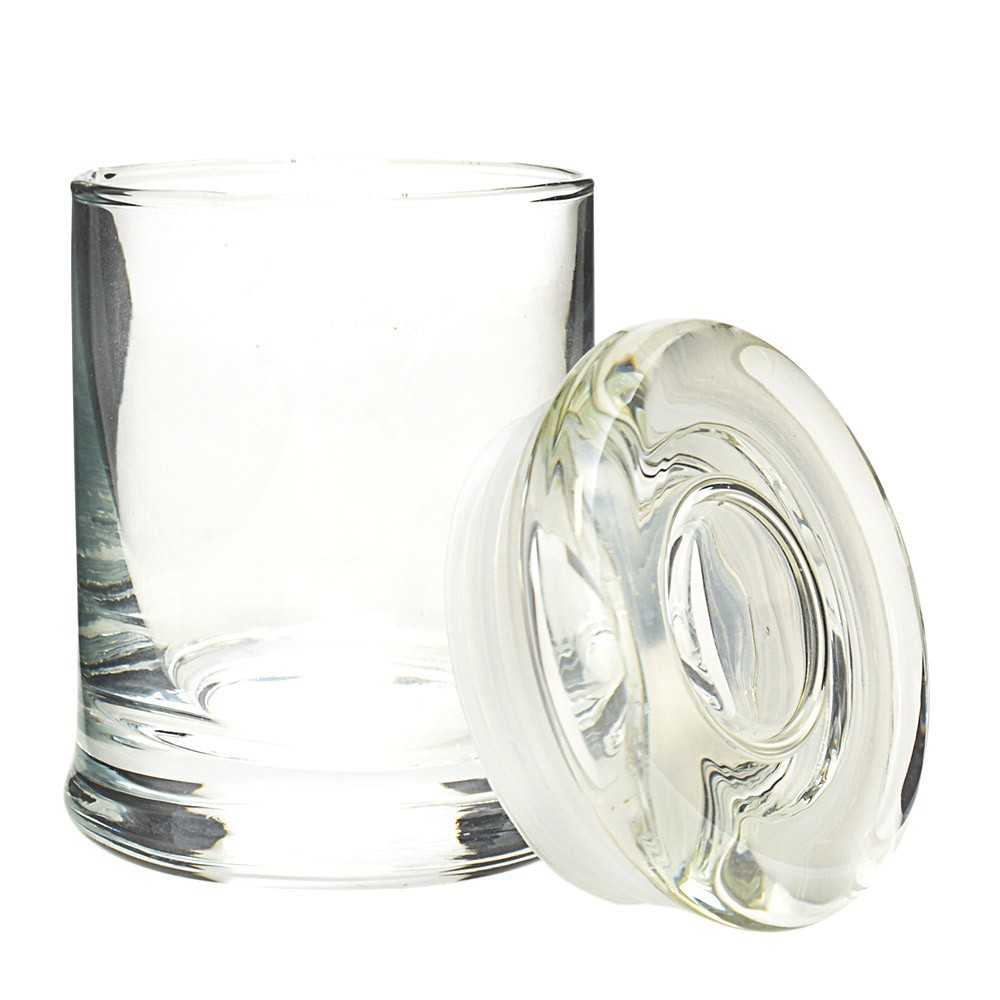 120ml Hemp Glass Jars with Custom Spray Color Jars 90ml Storage Herb Transparent Clear