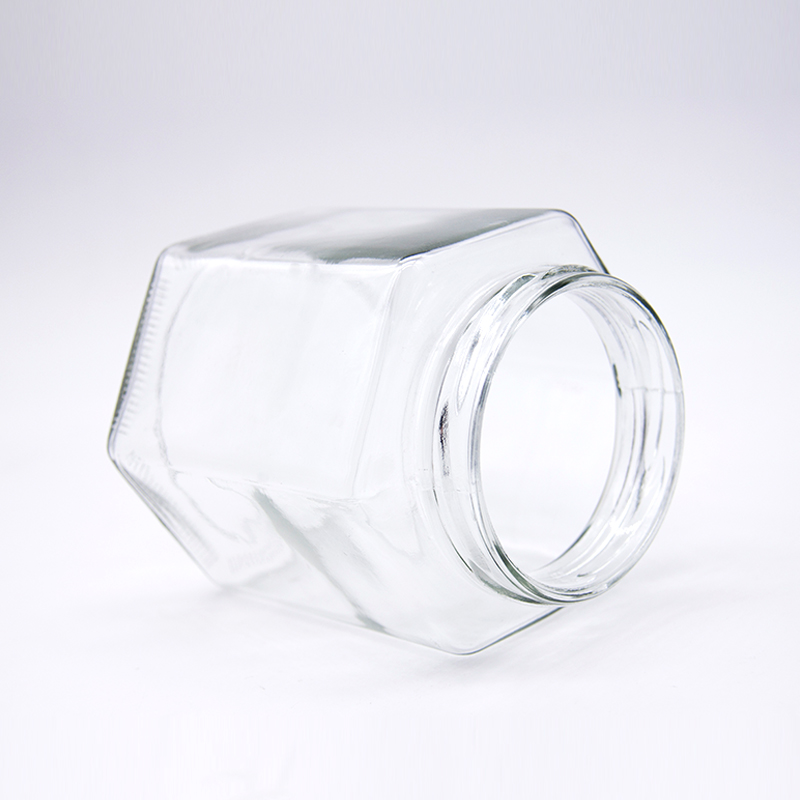 120ml Hexagonal Shape Honey Jar with Lid for Store Food for free samples