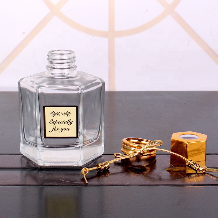 120ml Home decoration hexagonal aromatherapy aroma difuser perfume bottle