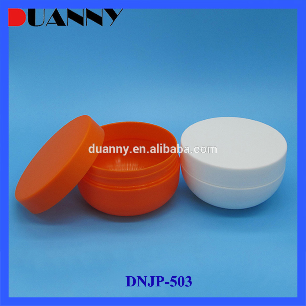 120ml Plastic Bowl Shape Cream Jar for Hair Wax