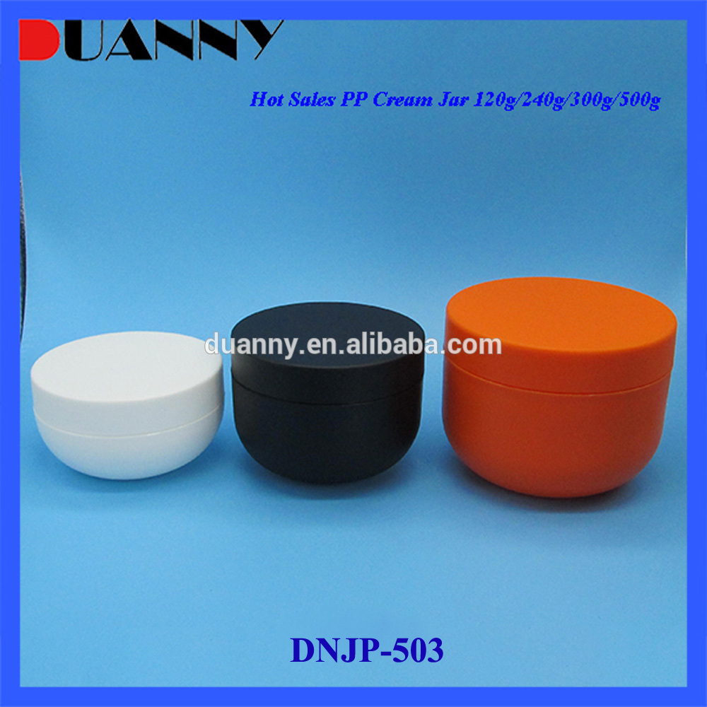 120ml Plastic Bowl Shape Cream Jar for Hair Wax