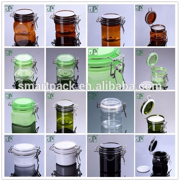 120ml amber Wire Bale Body Scrub Jar body butter jar
