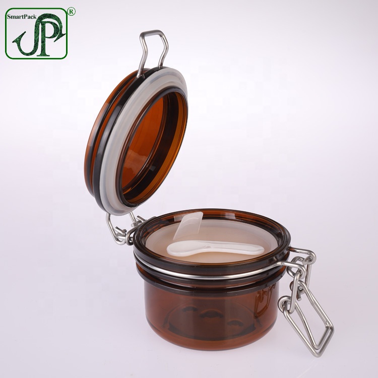 120ml amber Wire Bale Body Scrub Jar body butter jar