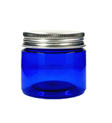 120ml blue pet jar for cream in stock