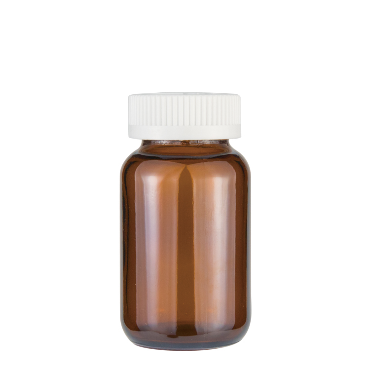 120ml dark glass pharmaceutical tablet glass bottles medication pill bottle