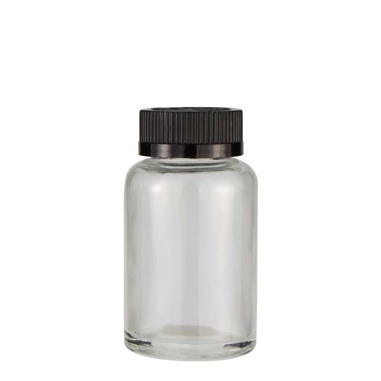 120ml dark glass pharmaceutical tablet glass bottles medication pill bottle