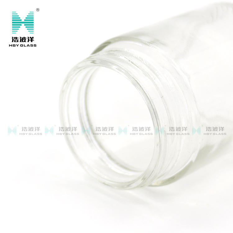 120ml empty child resistant cosmetic packaging glass cream balm jar with child proof cap