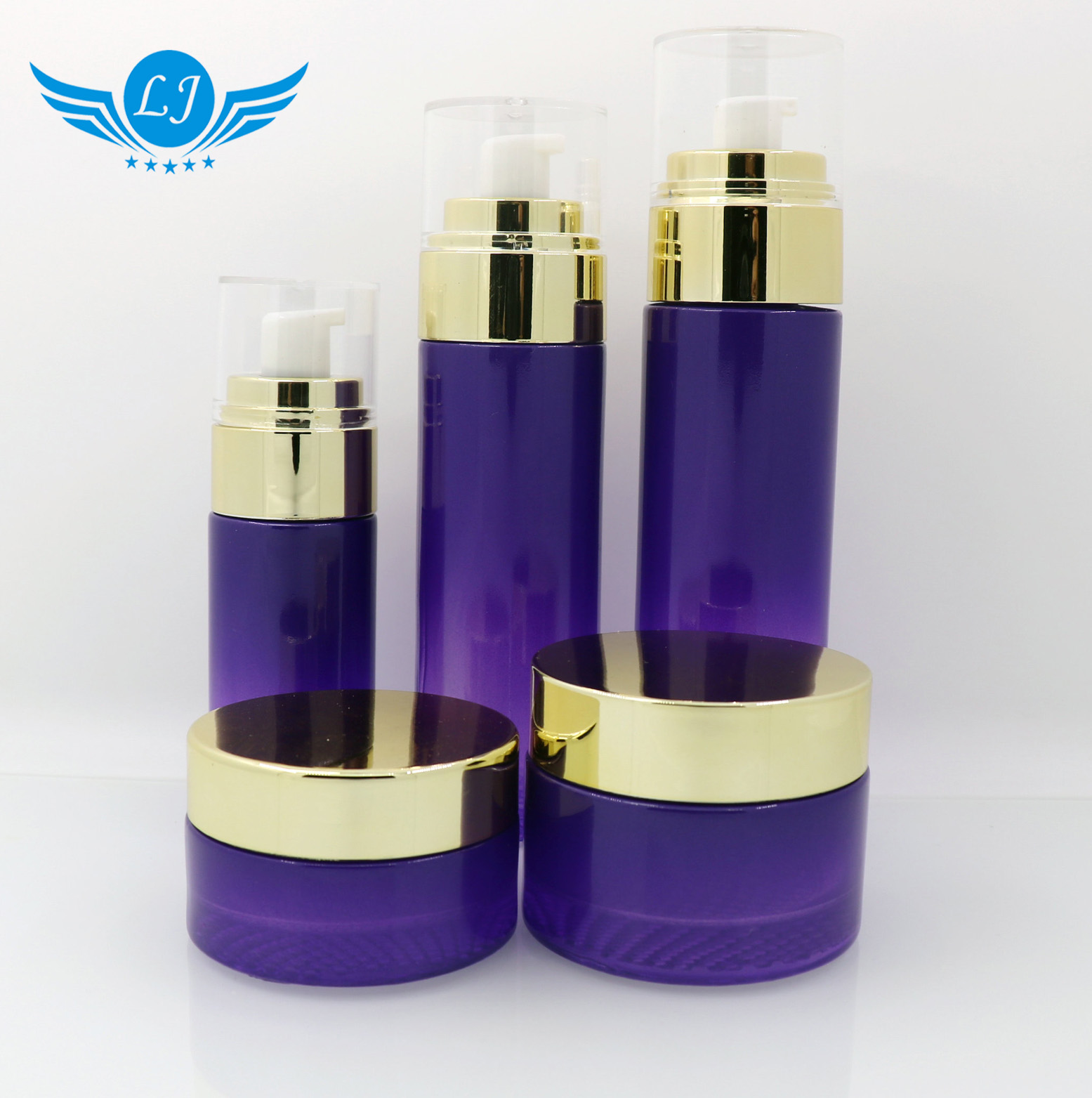 120ml oud oil bottle skincare packaging set cosmetic slanted shoulder glass bottle