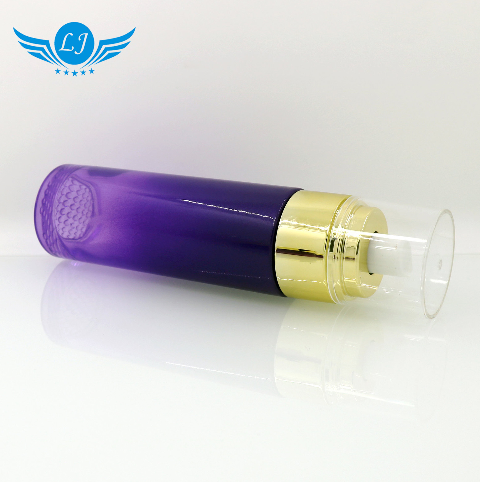120ml oud oil bottle skincare packaging set cosmetic slanted shoulder glass bottle