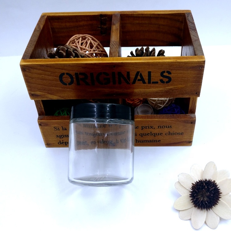 120ml stash package straight sided sugar scrub bottle 4oz bath salts glass jar with plastic lids for herbs cream CBD flower food