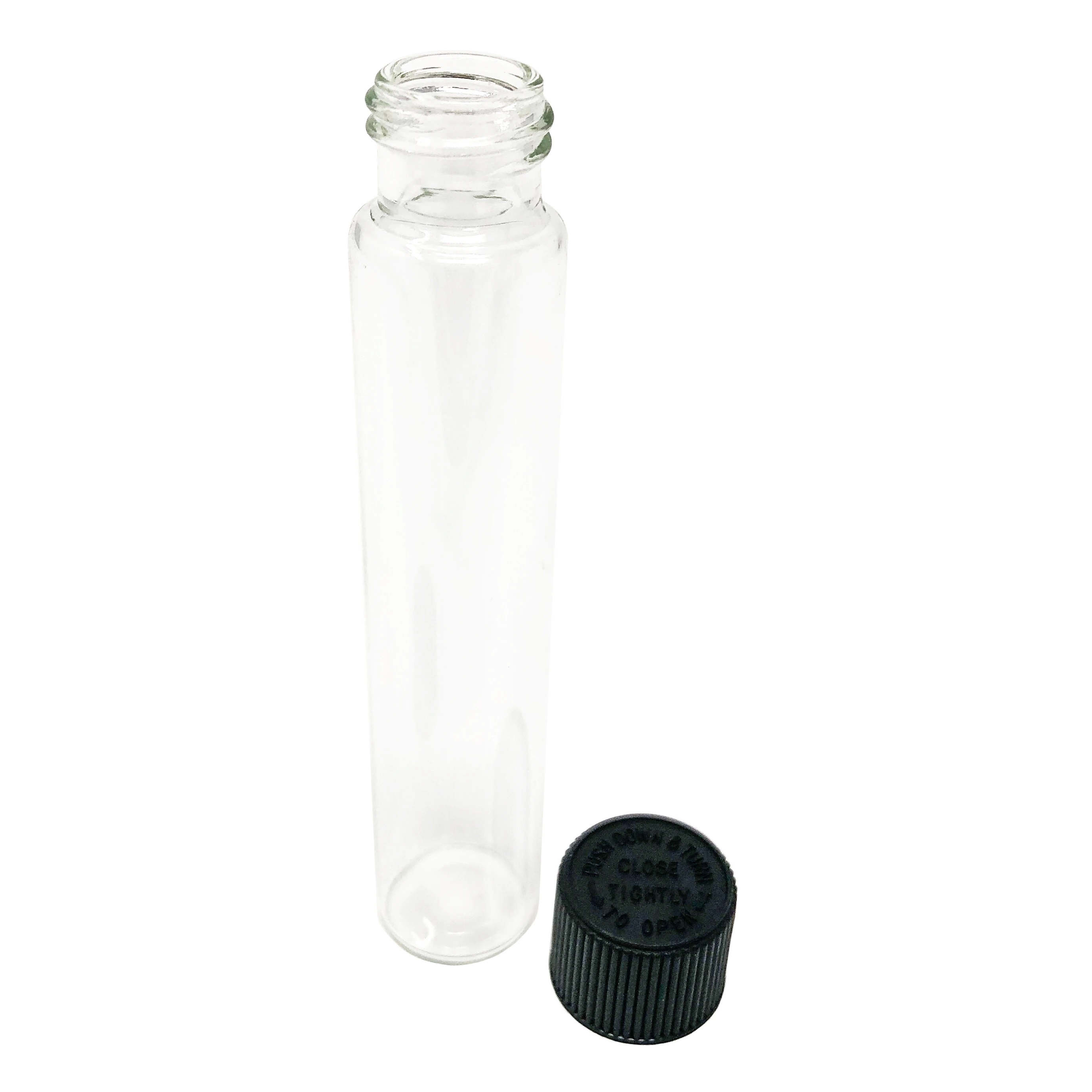 120mm Joint Blunt J Paper Glass Pre-Roll Tube With Child Proof Cap