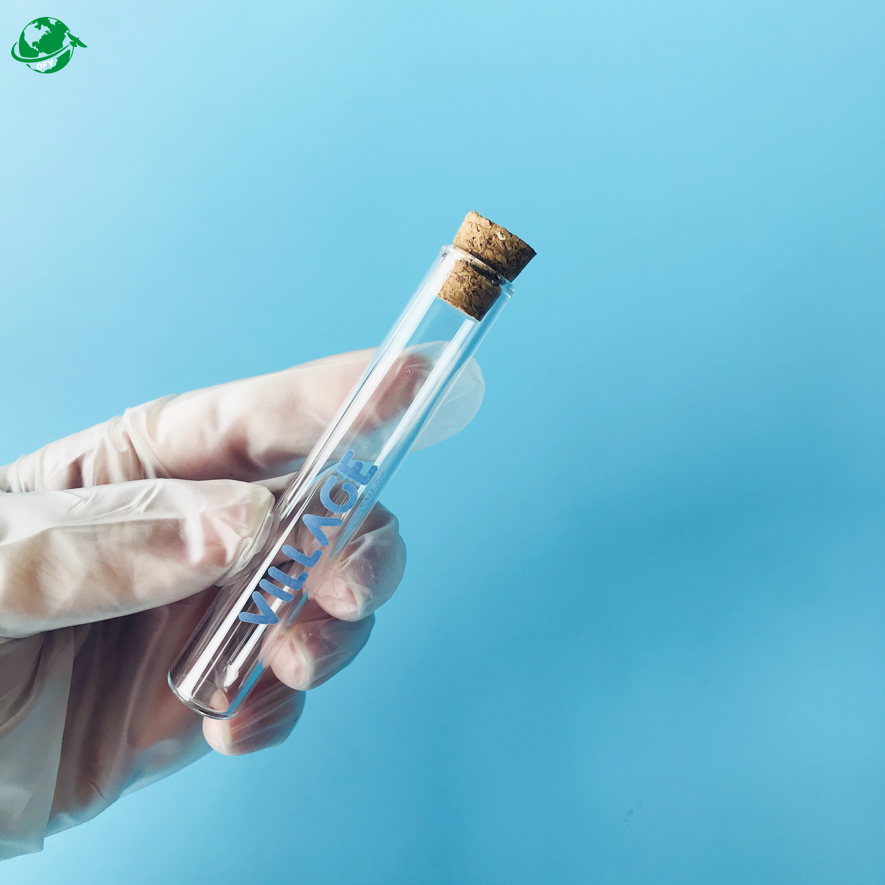 120mm King Size Preroll Cones Tube Glass Test Tube With Cork