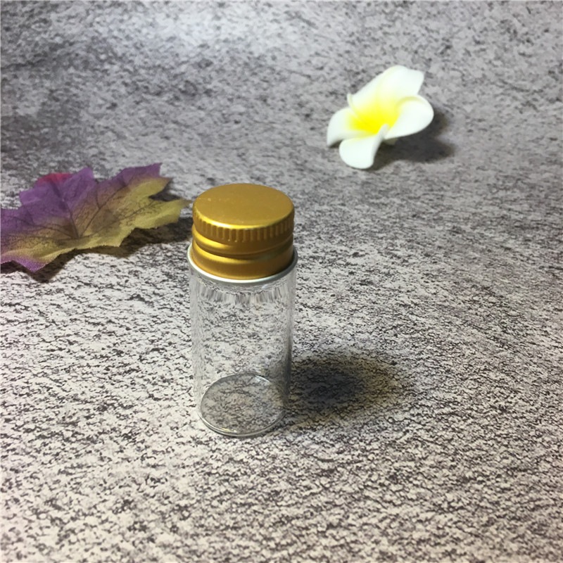 120mm Transparent Glass Joint Tube with Metal Screw Cap