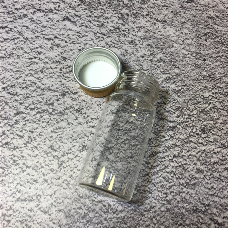 120mm Transparent Glass Joint Tube with Metal Screw Cap