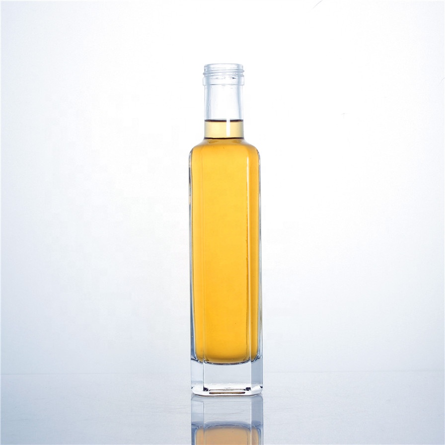 125 ml 250 ml 500 ml 750 ml 1000 ml antique green color clear glass square round olive oil bottles