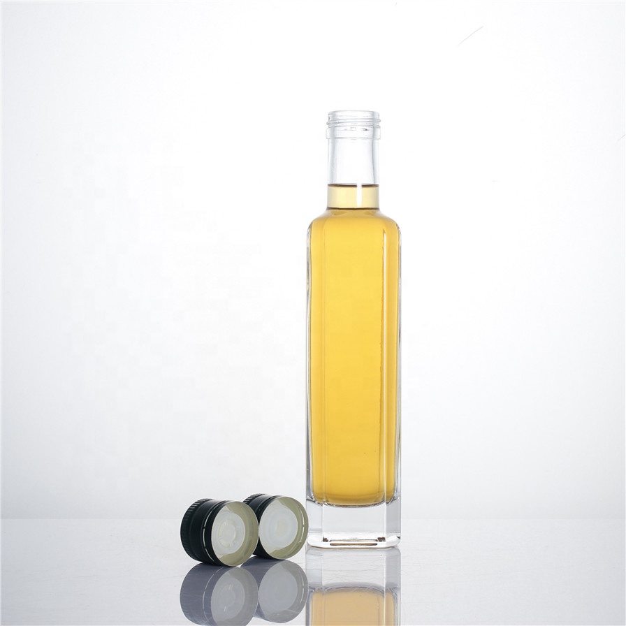 125 ml 250 ml 500 ml 750 ml 1000 ml antique green color clear glass square round olive oil bottles