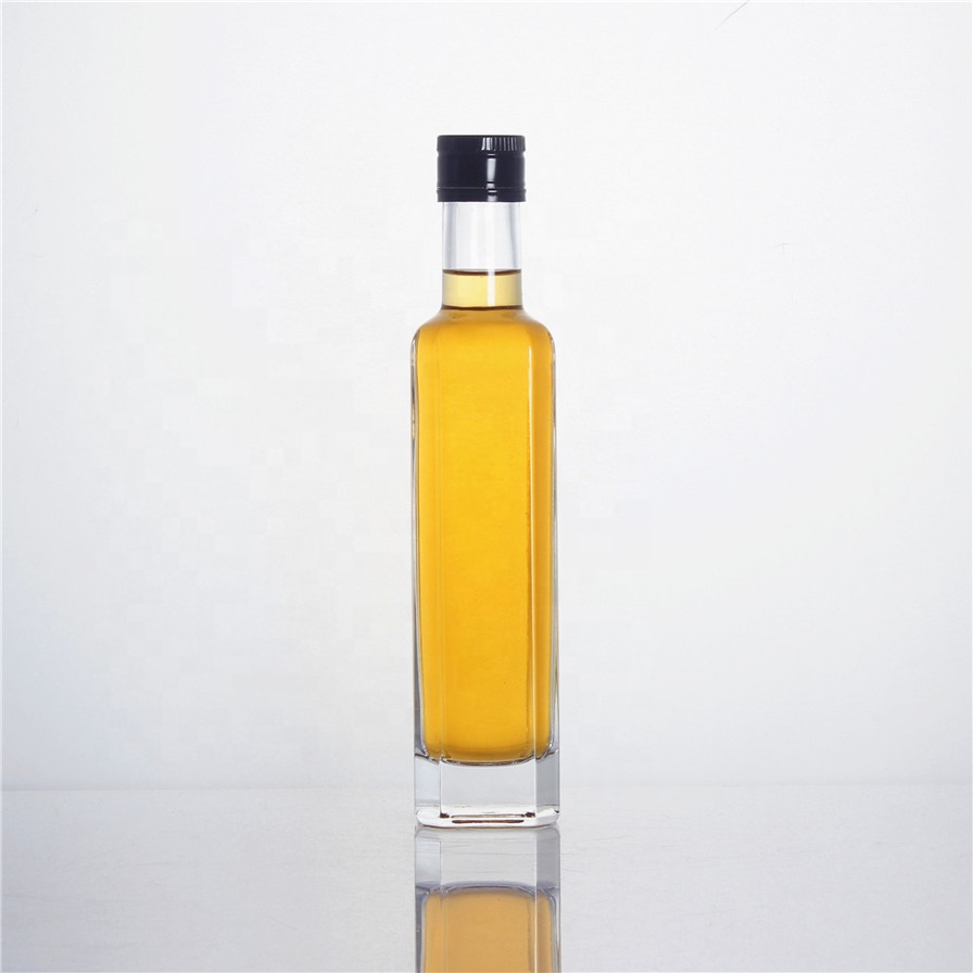 125 ml 250 ml 500 ml 750 ml 1000 ml antique green color clear glass square round olive oil bottles