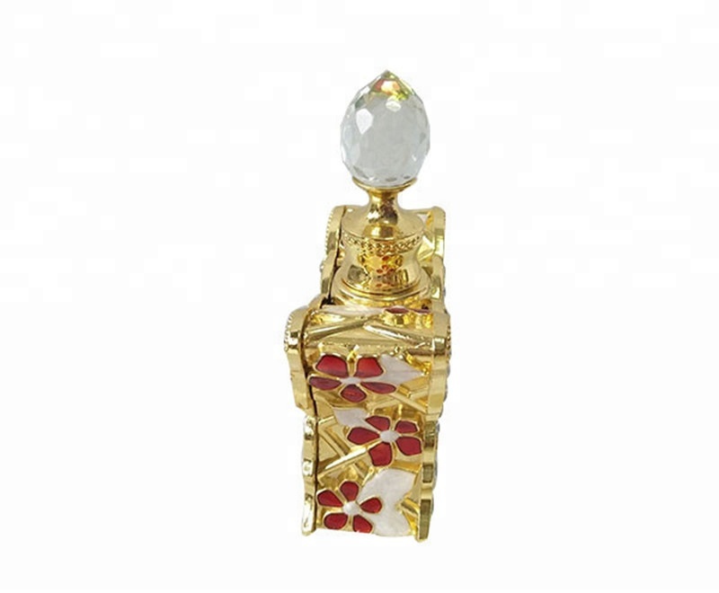 12M/15Ml Metal Essential Frosted Oils Arabic Perfume Bottle
