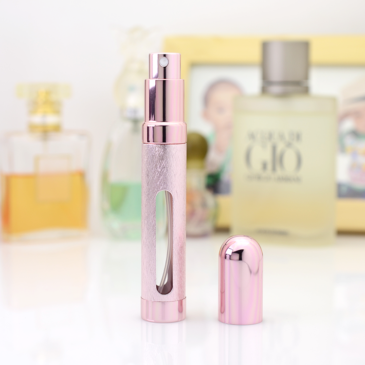 12ML 6 Colors Portable Mini Travel Perfume Bottle Atomizer Refillable Empty Spray Bottle for Women & Men Spray Scent Aftershave