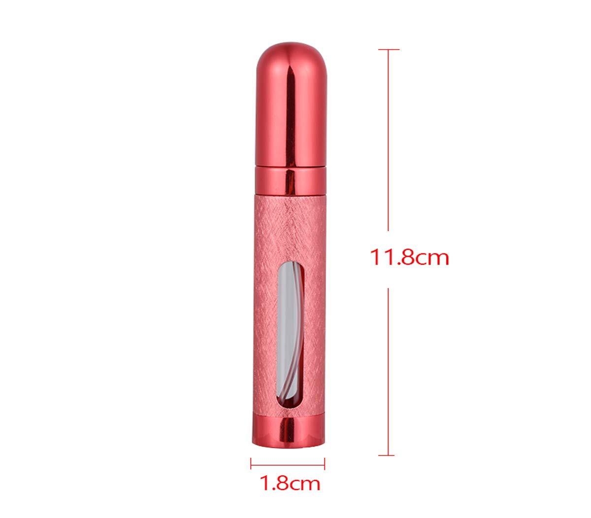 12ML 6 Colors Portable Mini Travel Perfume Bottle Atomizer Refillable Empty Spray Bottle for Women & Men Spray Scent Aftershave