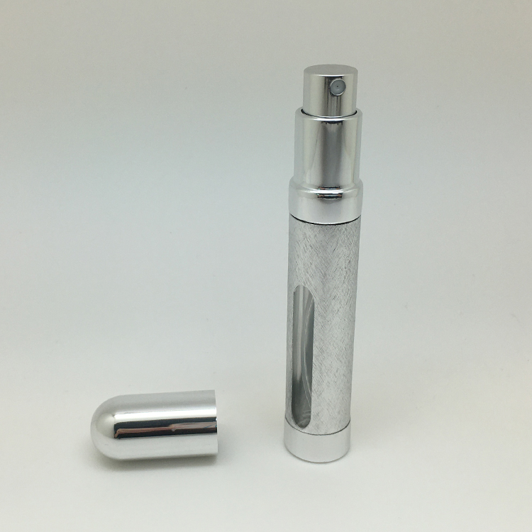 12ml Bullet Head High-grade Aluminum Tube Fashion Portable Empty Perfume Spray Bottle