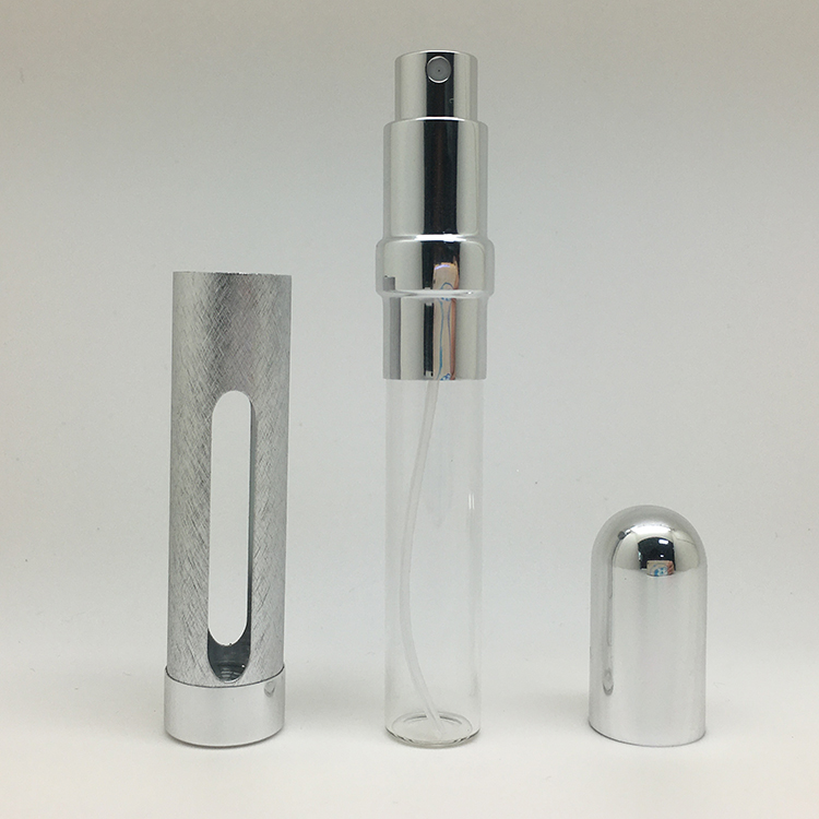 12ml Bullet Head High-grade Aluminum Tube Fashion Portable Empty Perfume Spray Bottle