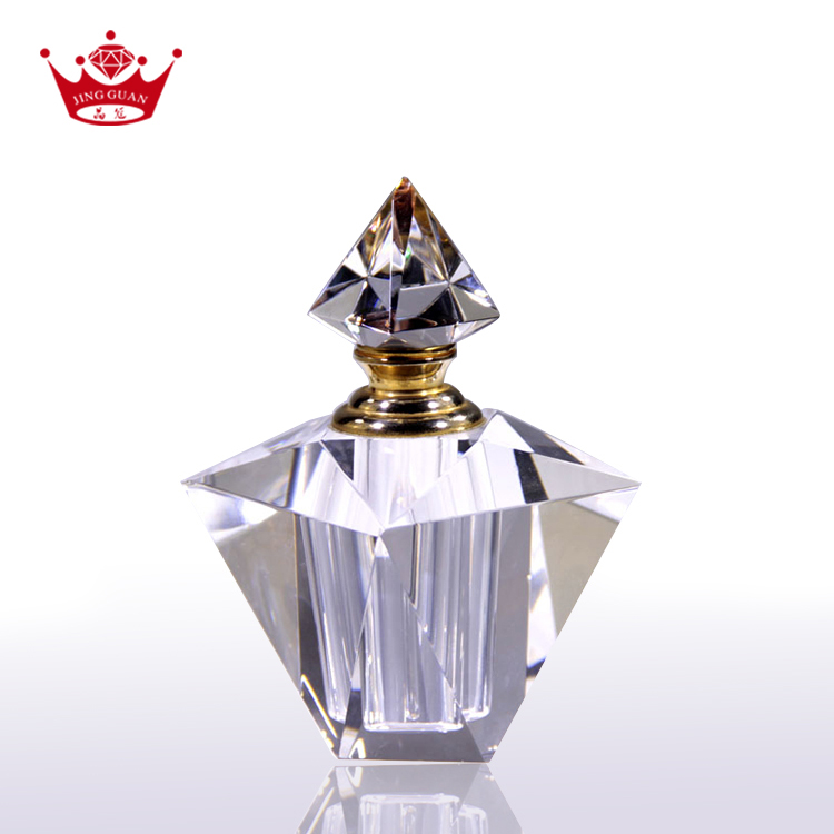 12ml Clear Trapezoidal Reed Diffuser Perfume Bottle Cosmetic Crystal Bottle With Very Cheap Price