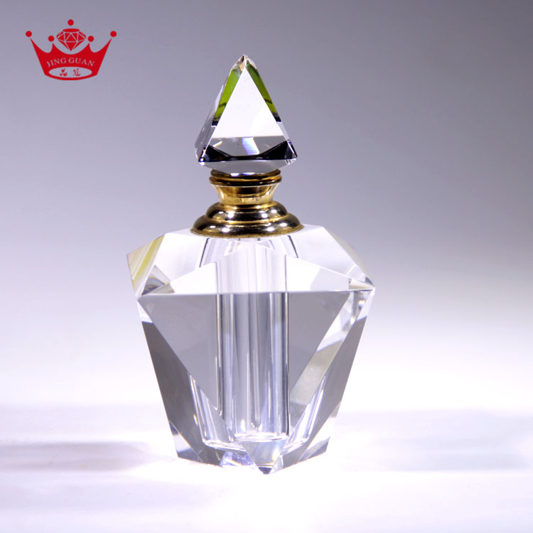 12ml Clear Trapezoidal Reed Diffuser Perfume Bottle Cosmetic Crystal Bottle With Very Cheap Price