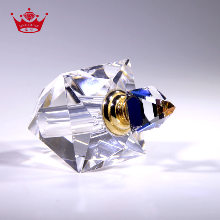 12ml Clear Trapezoidal Reed Diffuser Perfume Bottle Cosmetic Crystal Bottle With Very Cheap Price