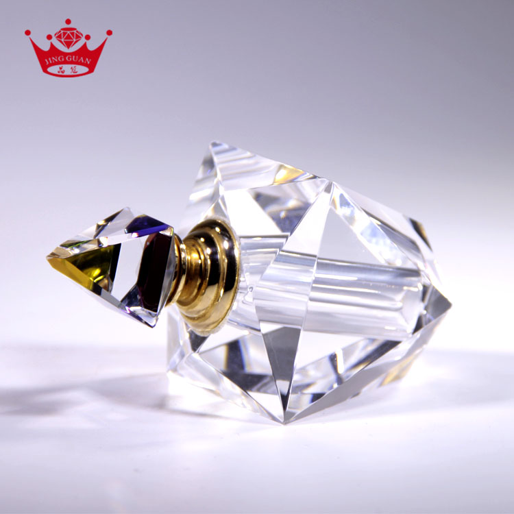 12ml Clear Trapezoidal Reed Diffuser Perfume Bottle Cosmetic Crystal Bottle With Very Cheap Price