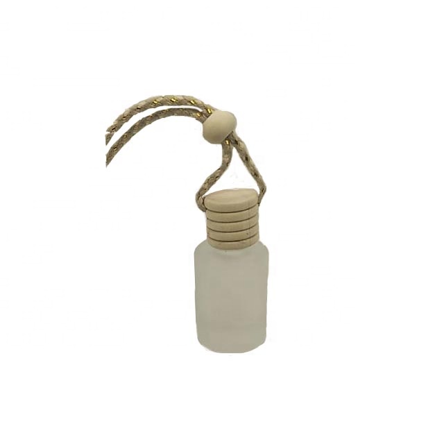 12ml Round Shape Transparent Glass Pendant bottle Car Perfume Bottle Air diffuser