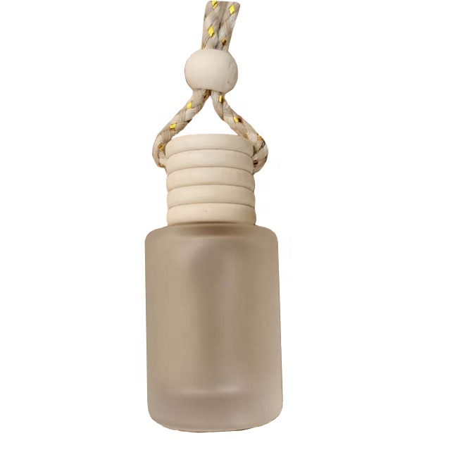 12ml Wholesale  Frosted Round Shape Diffuser Empty  Perfume With Glass Frosted Bottles