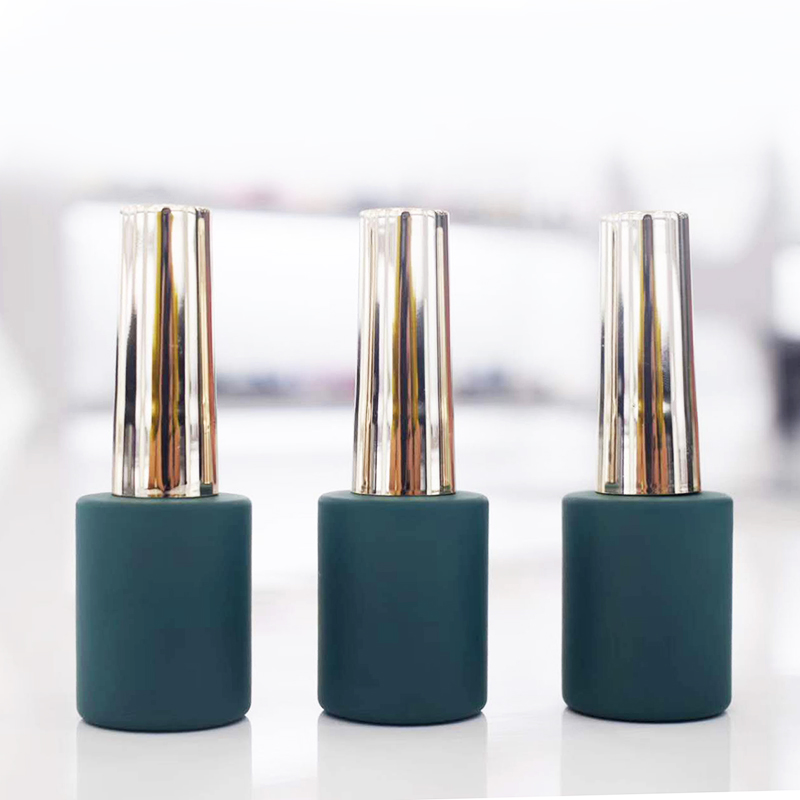 12ml colorful glass beauty choices colored uv gel polish pot nail glue plastic bottle for sale