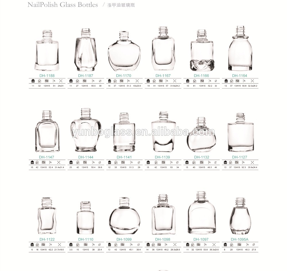 12ml custom print nail polish bottle