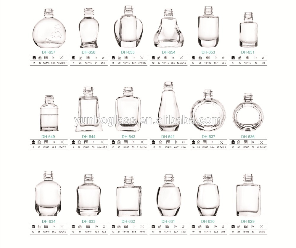 12ml custom print nail polish bottle