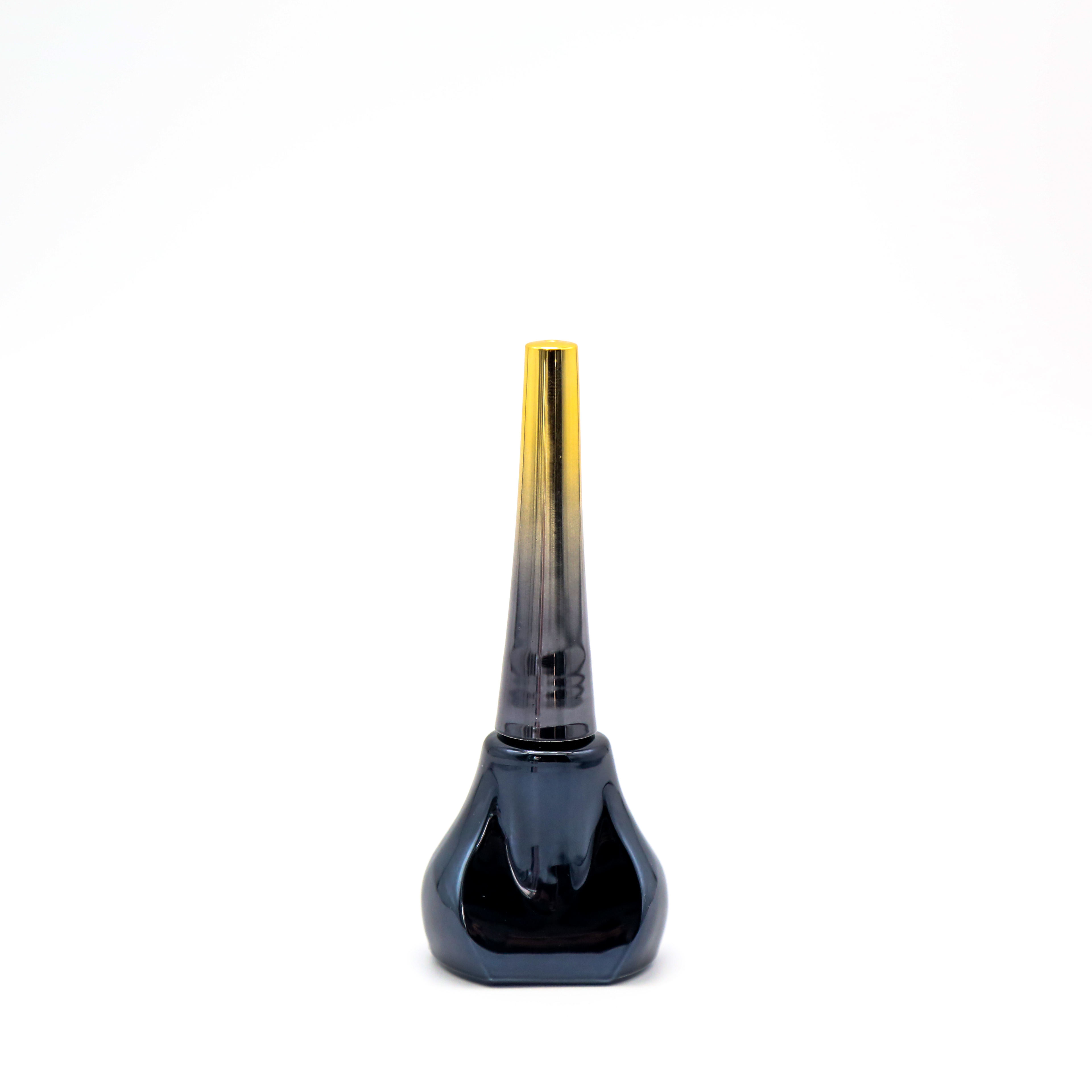 12ml empty black nail builder gel polish glass bottle samll MOQ