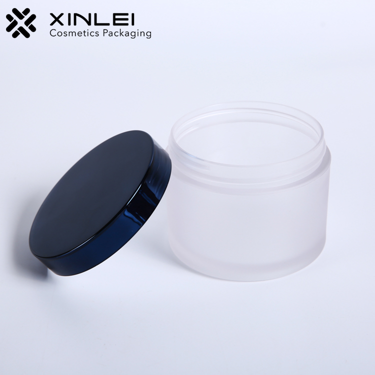 12oz 350g cosmetic PETG cream jar also body butter containers with round design and simple style