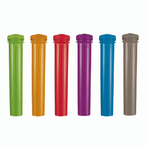 13 Dram Child Resistant Bottle Pharmacy Pop Top Vial Medical Herb Container Plastic Pill Bottle in Blue Berry