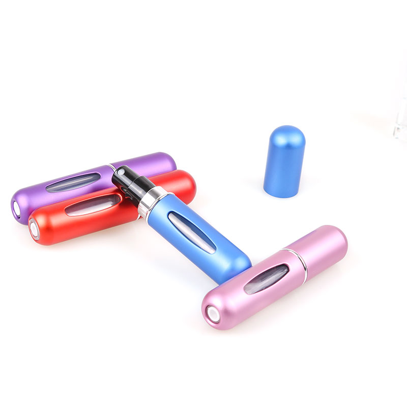 13Colors 5ml Portable Travel Mini Perfume Spray Bottles Refillable Aluminum Perfume Atomizer
